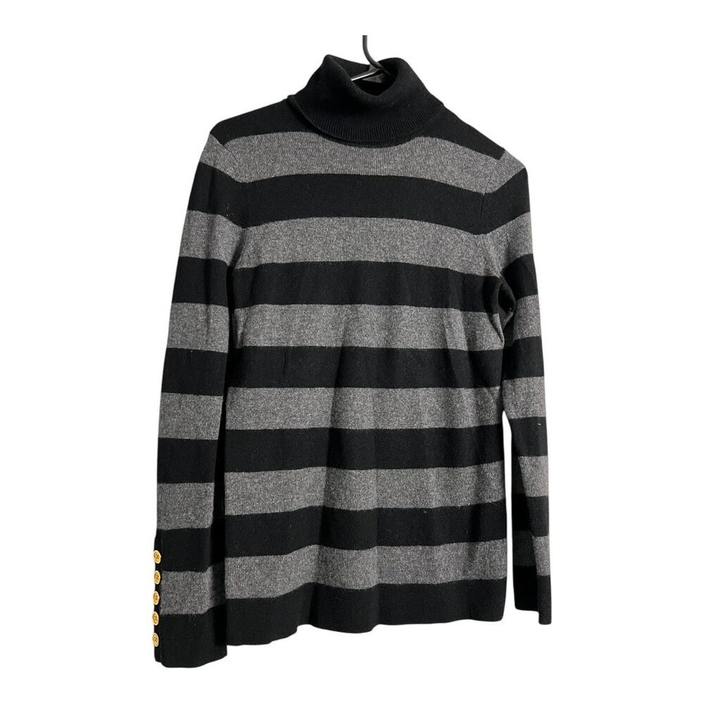 Cashmere by Bloomingdales Striped Sweater M Medium Womens Preppy twee